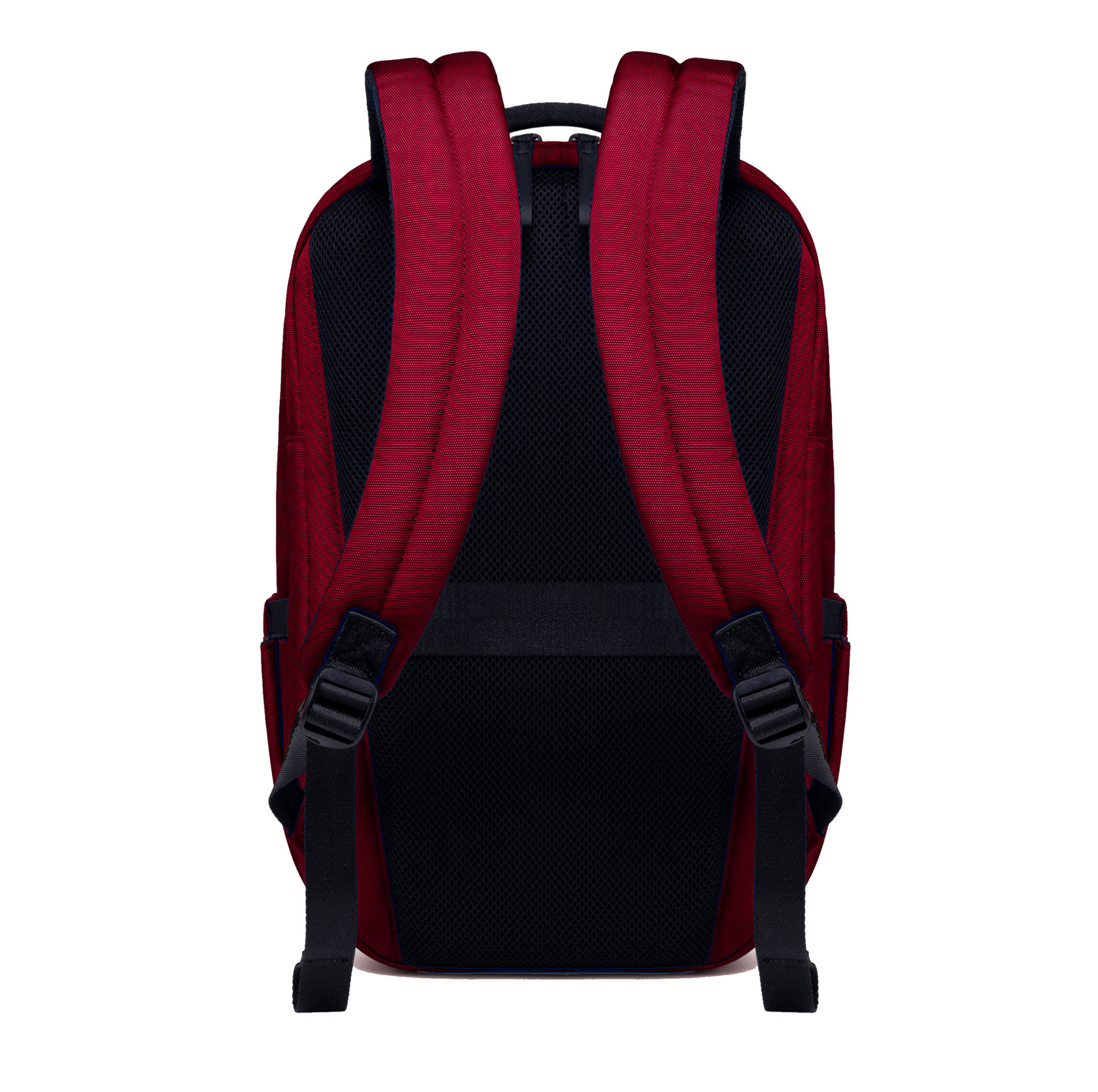 Lux & Nyx Purpose Backpack - 16" Laptop Backpack With Trolley Strap - Crimson Red - Backpack Back View