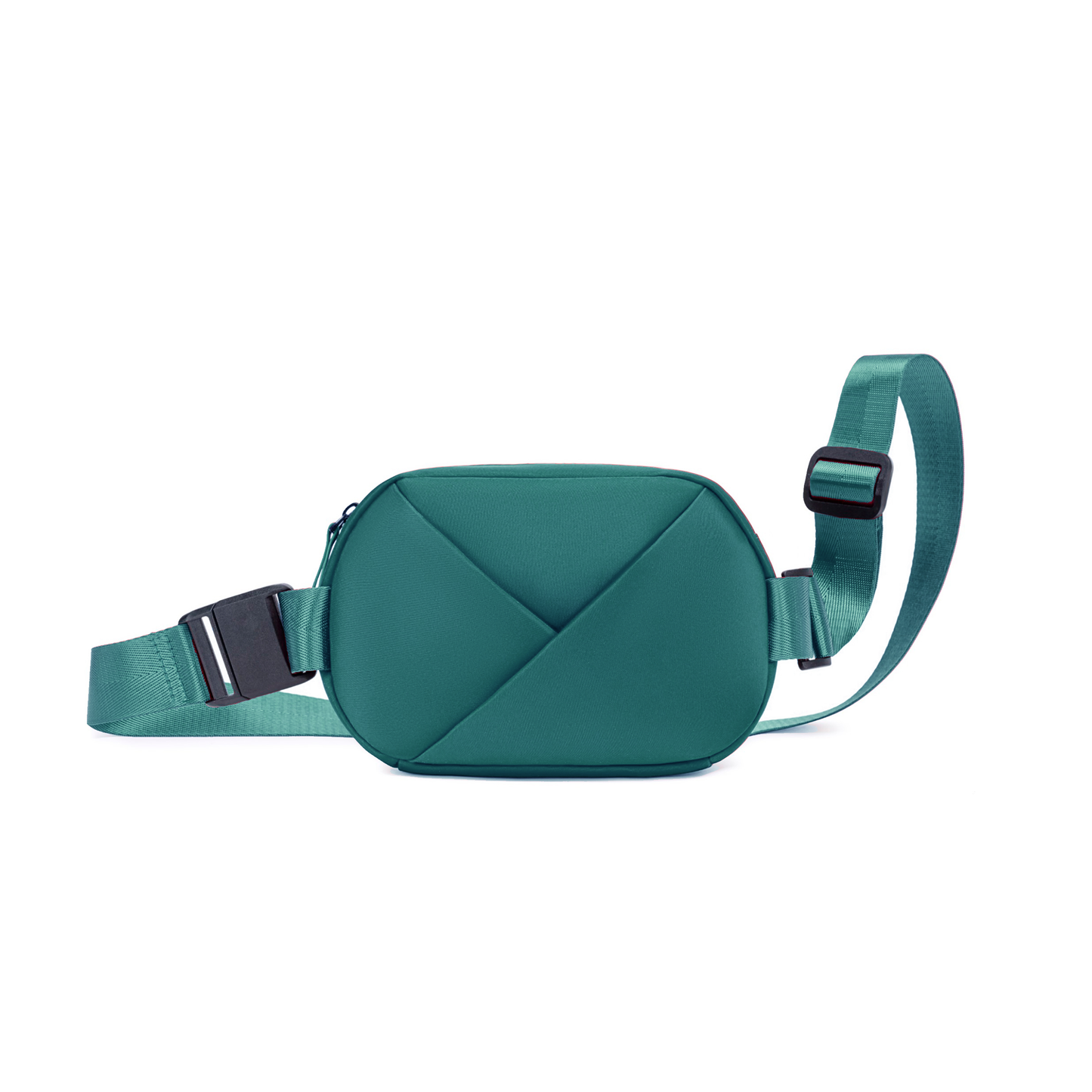 Lux & Nyx Origami Belt Bag and Sling Bag - Teal - Front View