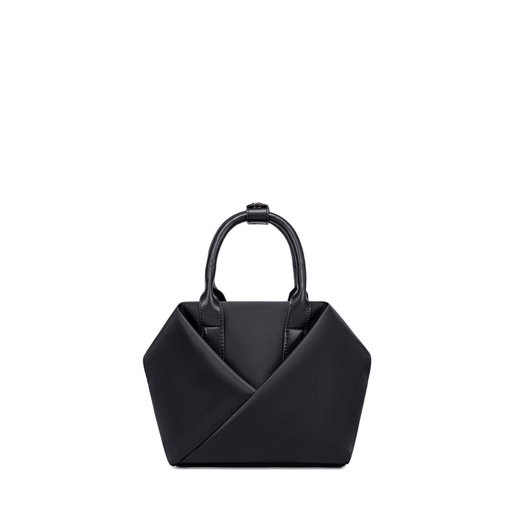 Lux & Nyx Small Origami Crossbody & Handbag Tote Ultra Matte - Black - Tote Handbag Mode