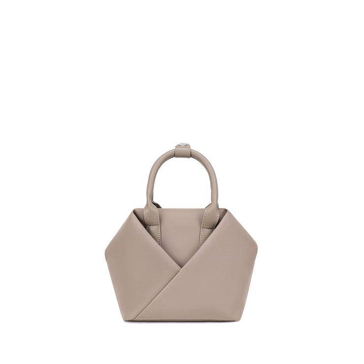 Lux & Nyx Small Origami Crossbody & Handbag Tote Ultra Matte - Champagne - Tote Handbag Mode