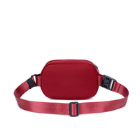 Lux & Nyx Origami Belt Bag and Sling Bag - Crimson Red - Back View