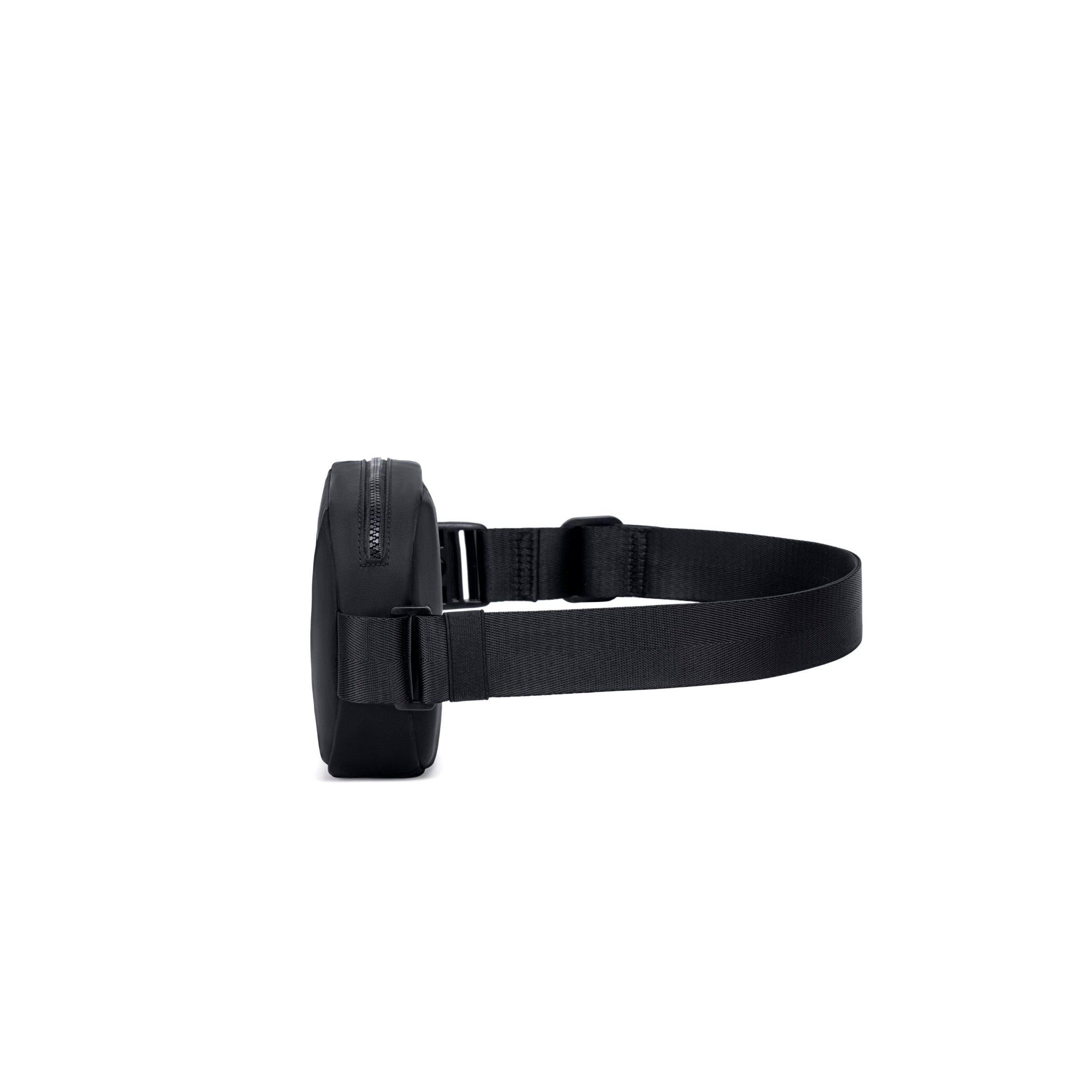 Lux & Nyx Origami Belt Bag and Sling Bag - Black - Side View