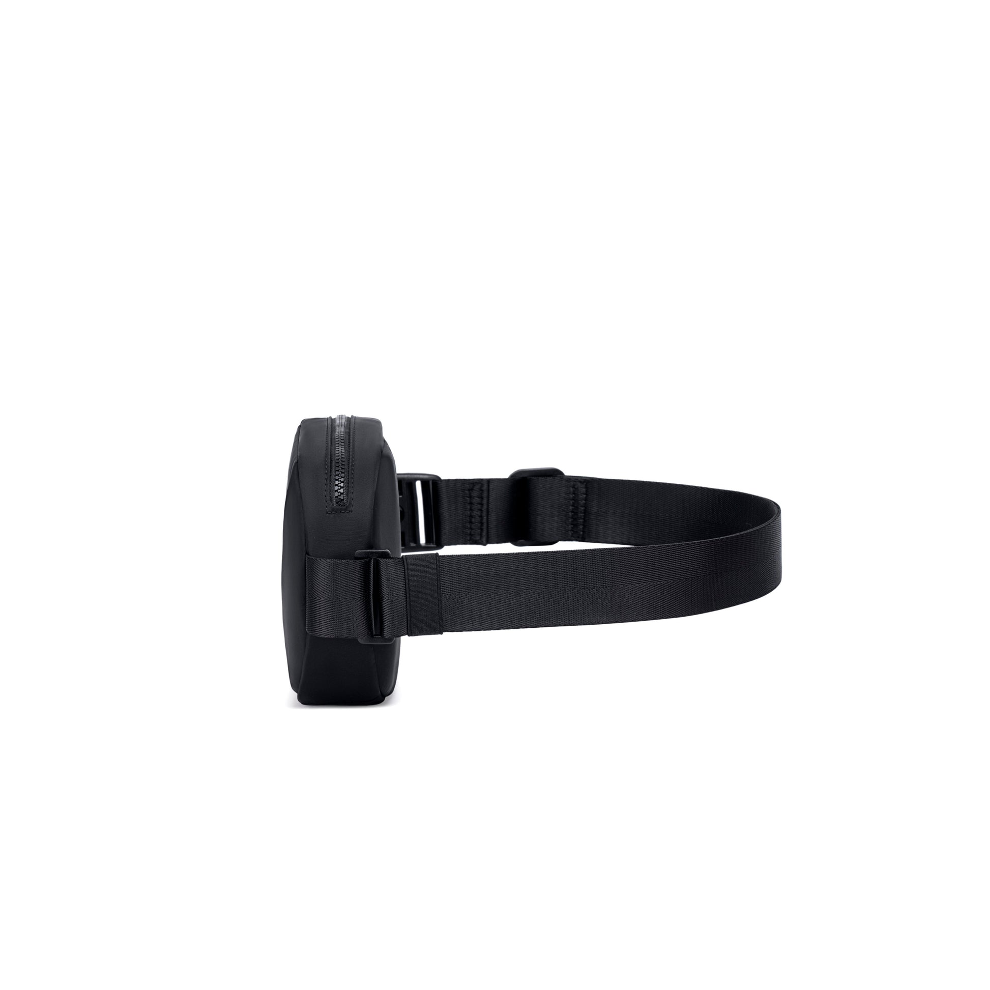 Lux & Nyx Origami Belt Bag and Sling Bag - Black - Side View