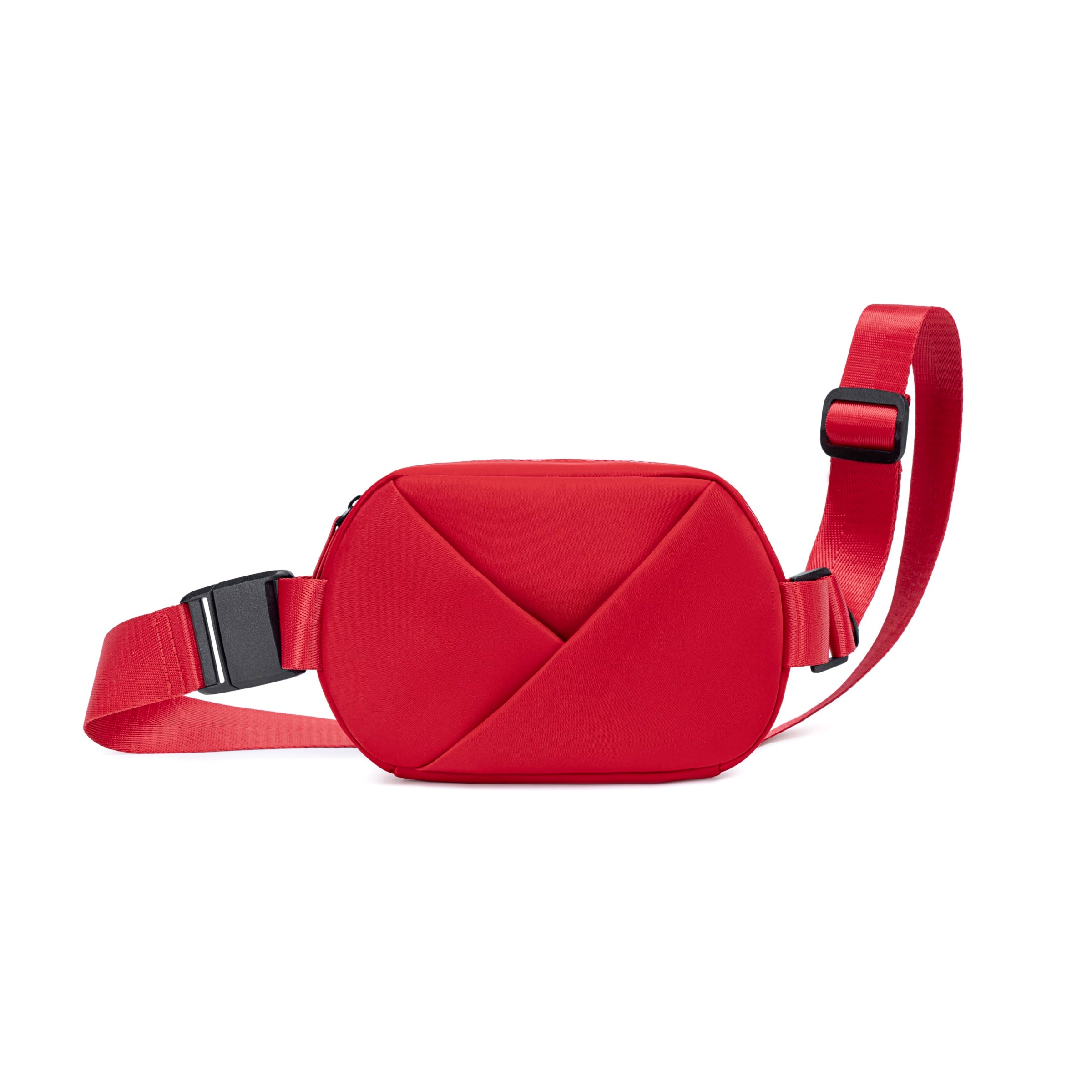 Lux & Nyx Origami Belt Bag and Sling Bag - Cardinal Red - Front View