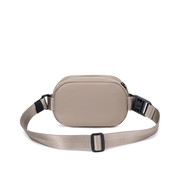 Lux & Nyx Origami Belt Bag and Sling Bag - Champagne Taupe - Back View