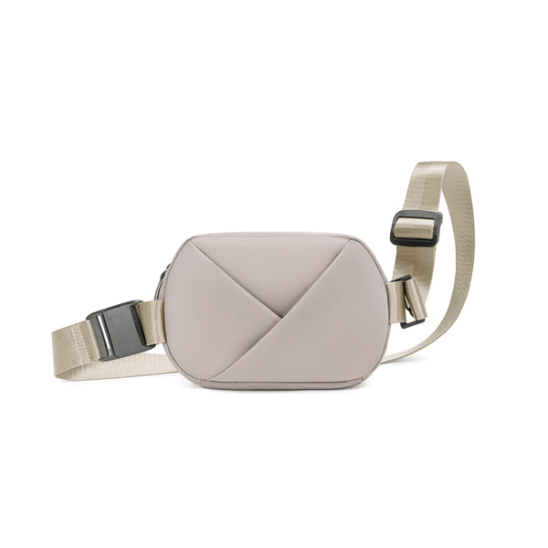 Lux & Nyx Origami Belt Bag and Sling Bag - Blush Champagne  - Front View