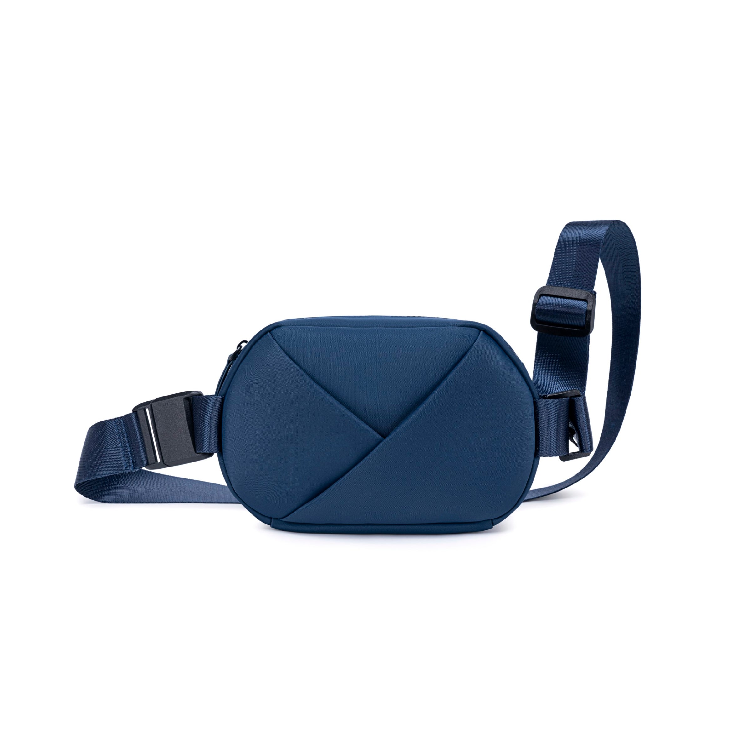 Lux & Nyx Origami Belt Bag and Sling Bag - Navy Blue - Front View