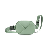 Lux & Nyx Origami Belt Bag and Sling Bag - Sage Green - Front View