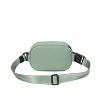 Lux & Nyx Origami Belt Bag and Sling Bag - Sage Green - Back View