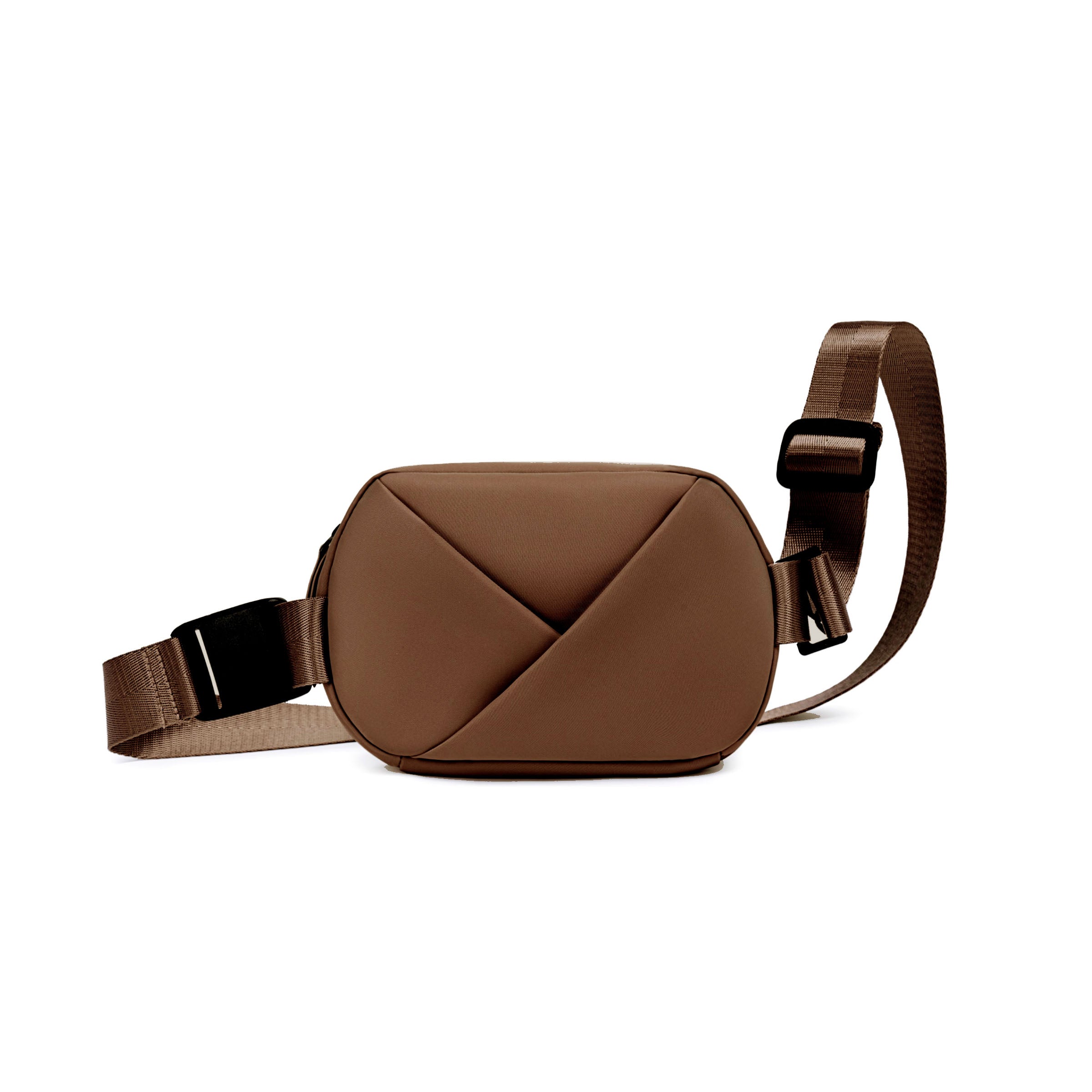 Lux & Nyx Origami Belt Bag and Sling Bag - Sepia - Front View