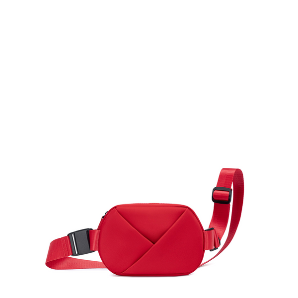 Lux & Nyx Origami Belt Bag and Sling Bag - Cardinal - Front View