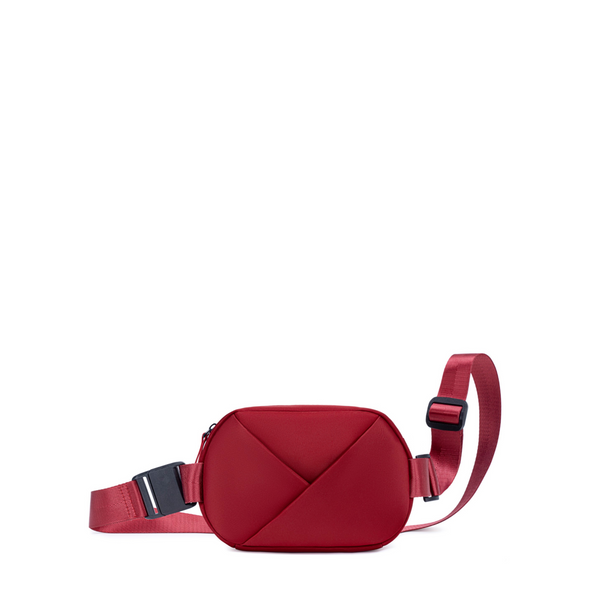 Lux & Nyx Origami Belt Bag and Sling Bag - Black - Front View