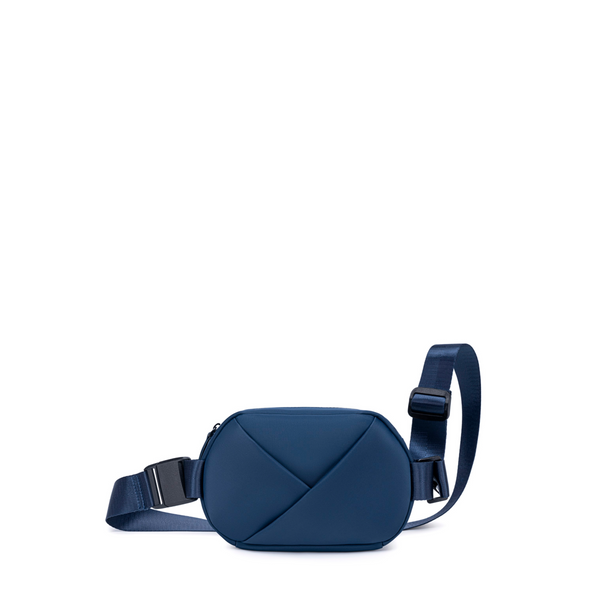 Lux & Nyx Origami Belt Bag and Sling Bag - Black - Front View