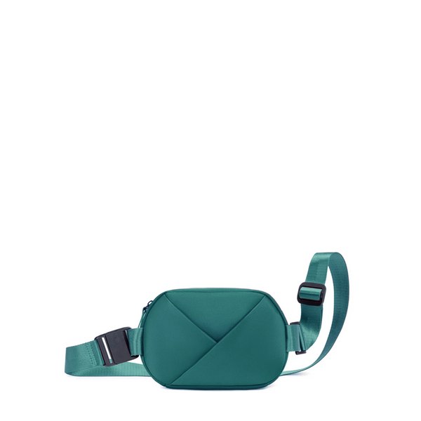 Lux & Nyx Origami Belt Bag and Sling Bag - Teal - Front View