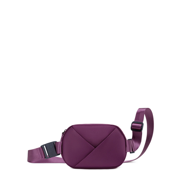 Lux & Nyx Origami Belt Bag and Sling Bag -Wine - Front View