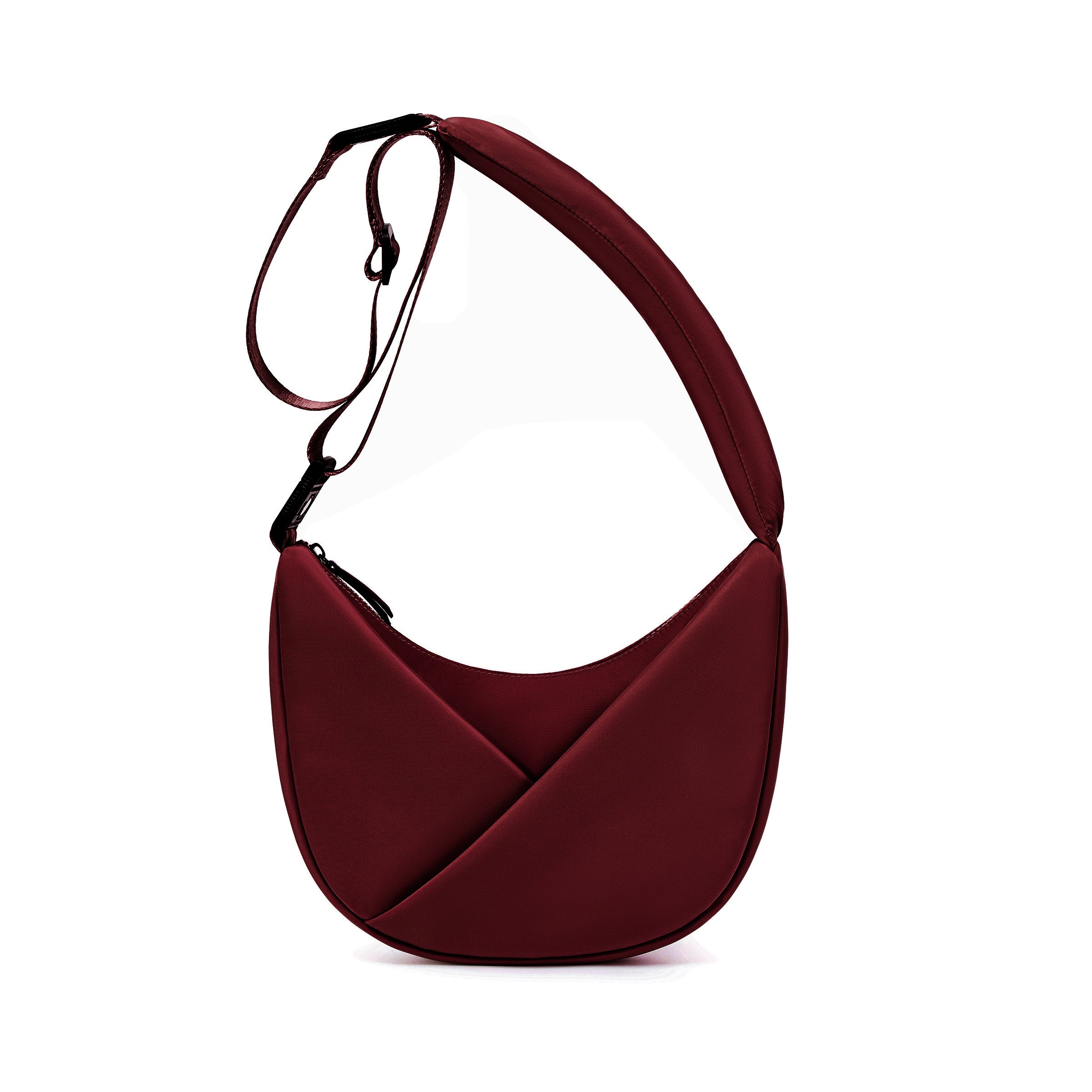 ORIGAMI CONVERTIBLE CRESCENT CROSSBODY HANDBAG