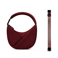 ORIGAMI CONVERTIBLE CRESCENT CROSSBODY HANDBAG