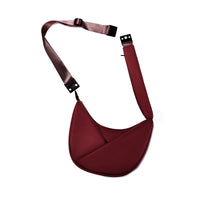 ORIGAMI CONVERTIBLE CRESCENT CROSSBODY HANDBAG