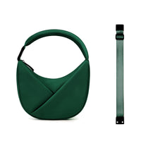 ORIGAMI CONVERTIBLE CRESCENT CROSSBODY HANDBAG
