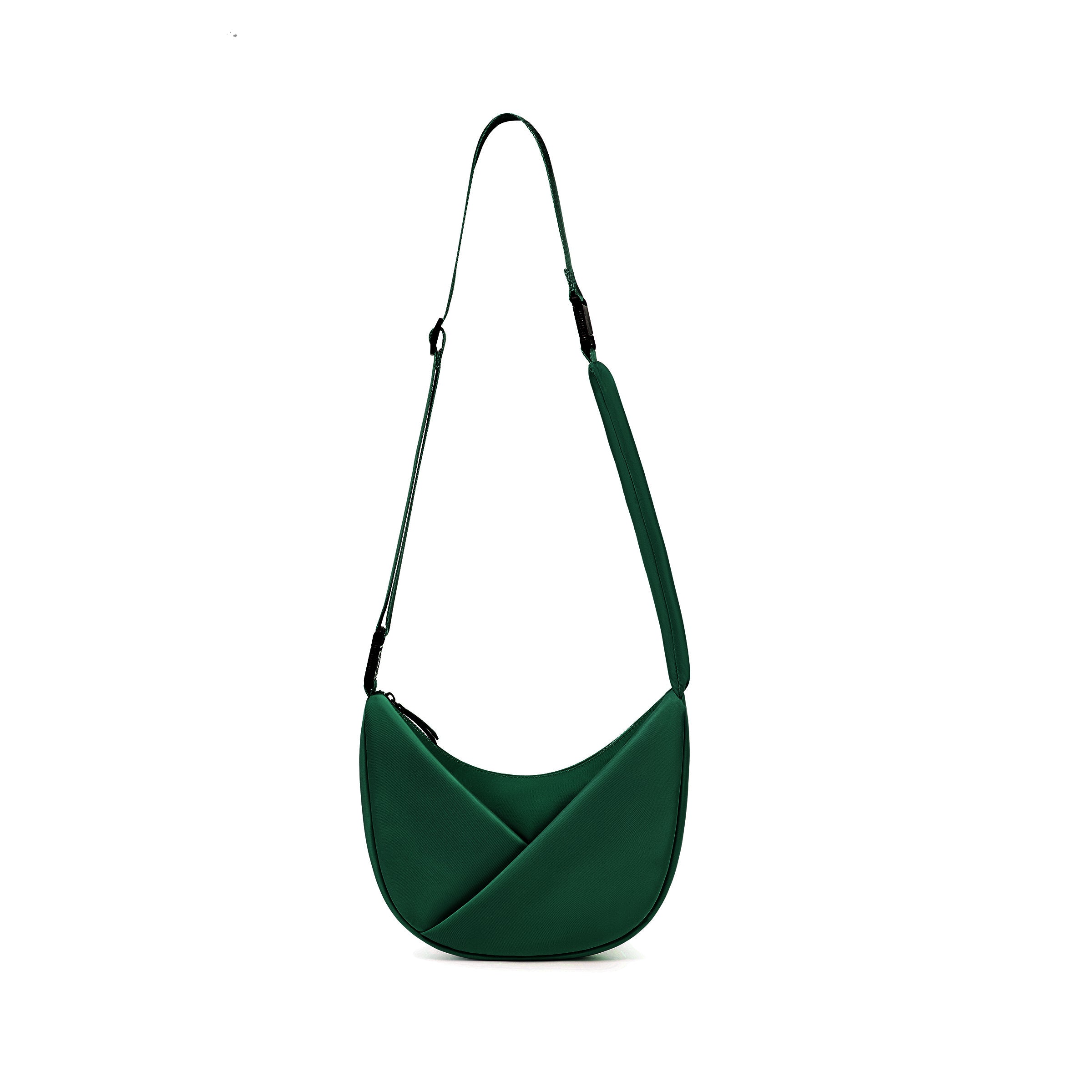 ORIGAMI CONVERTIBLE CRESCENT CROSSBODY HANDBAG