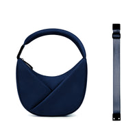 ORIGAMI CONVERTIBLE CRESCENT CROSSBODY HANDBAG