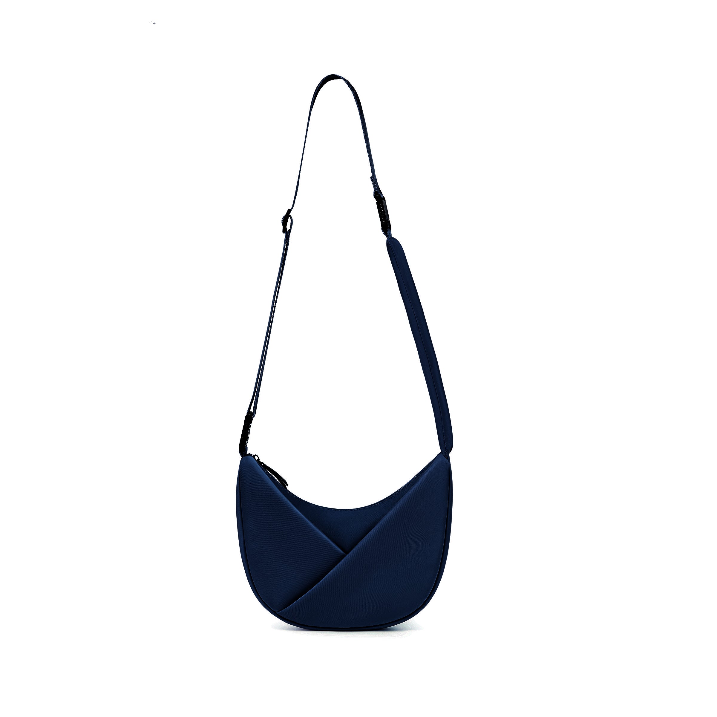 ORIGAMI CONVERTIBLE CRESCENT CROSSBODY HANDBAG