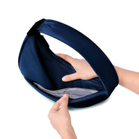 ORIGAMI CONVERTIBLE CRESCENT CROSSBODY HANDBAG