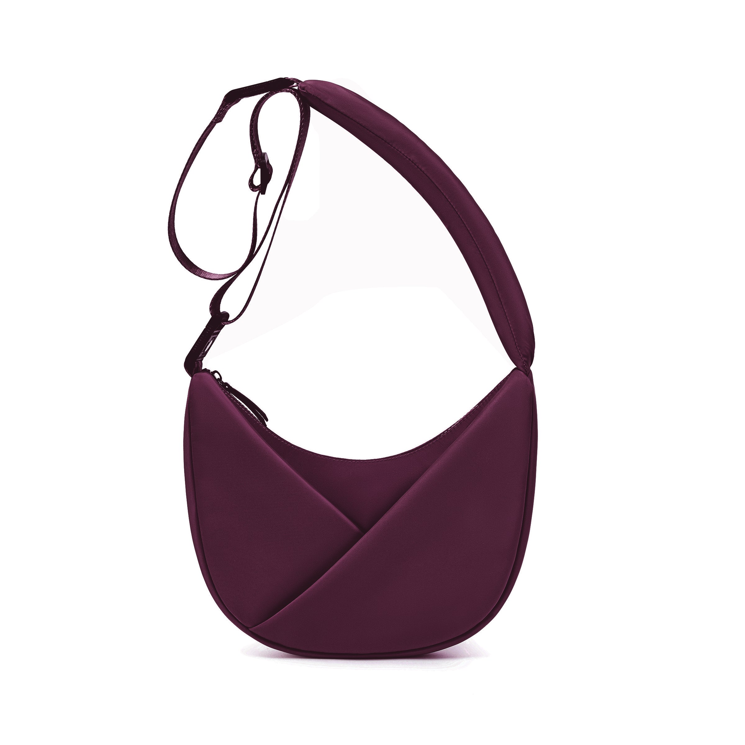 ORIGAMI CONVERTIBLE CRESCENT CROSSBODY HANDBAG