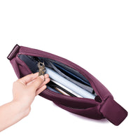 ORIGAMI CONVERTIBLE CRESCENT CROSSBODY HANDBAG