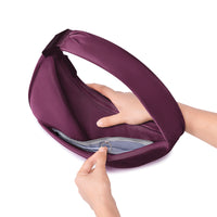 ORIGAMI CONVERTIBLE CRESCENT CROSSBODY HANDBAG