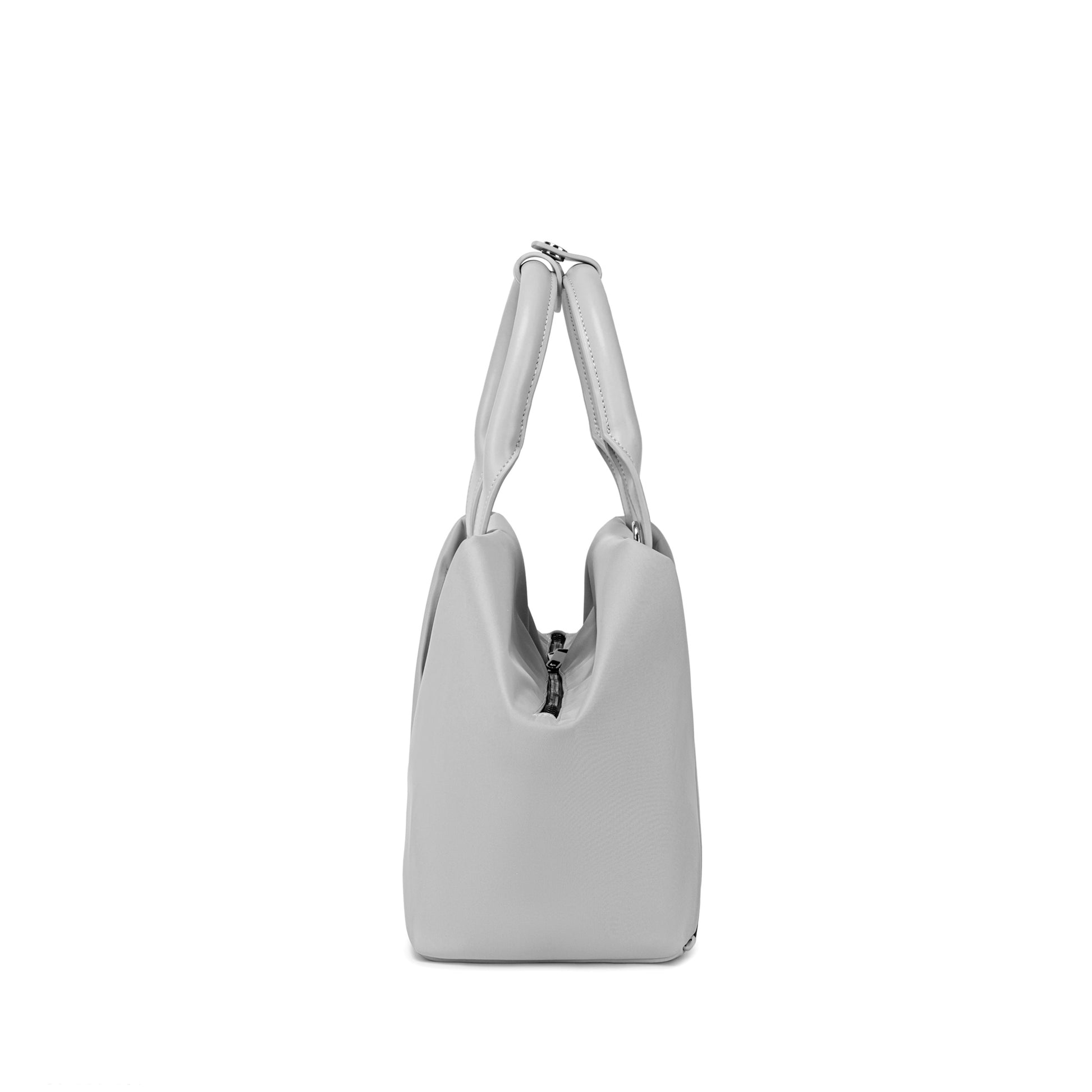 Gray MID ORIGAMI TOTE ULTRA MATTE bag - Side View