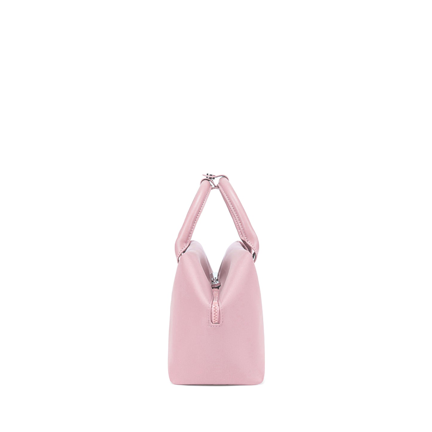 Hopeful Pink handbag with a unique geometric - Side view