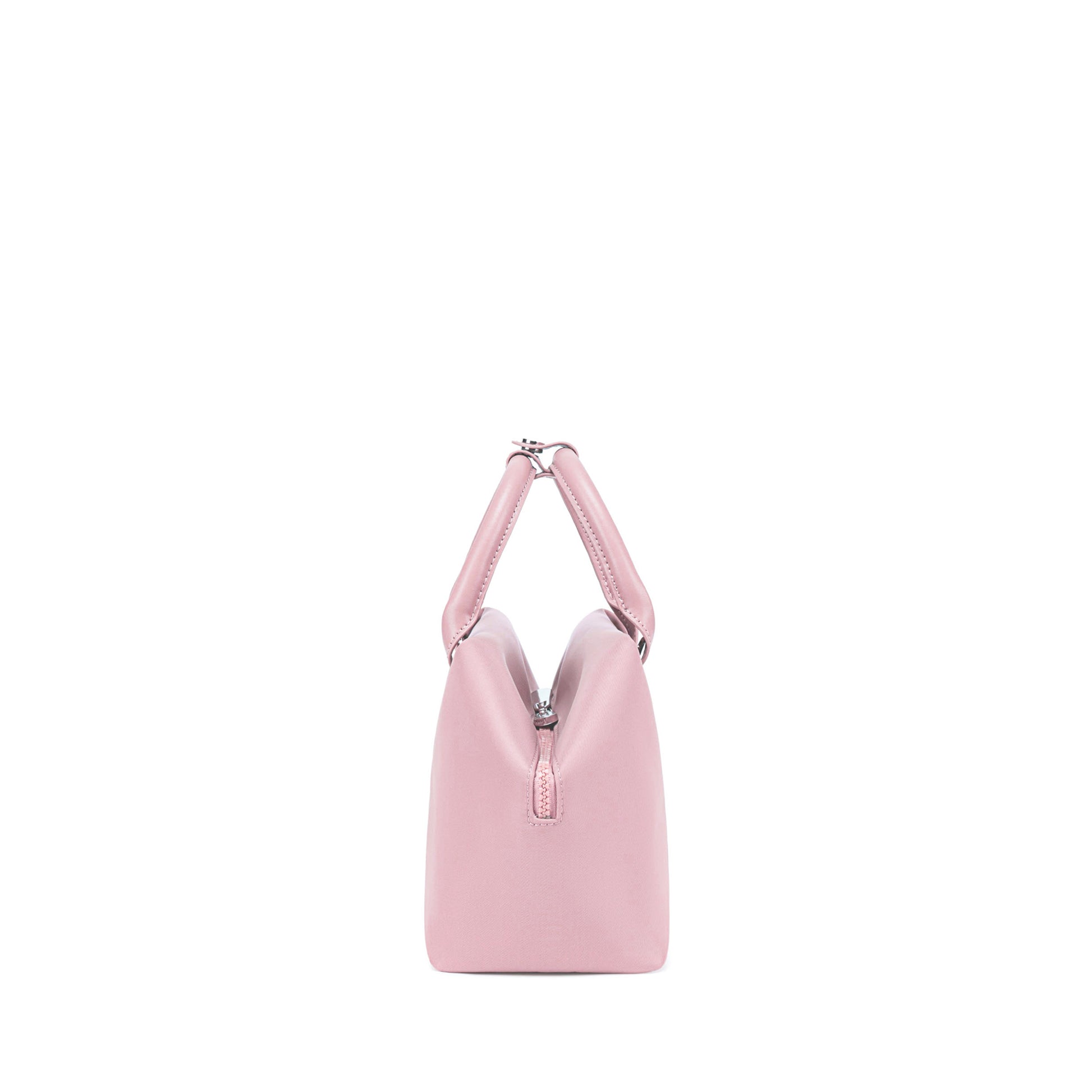 Hopeful Pink handbag with a unique geometric - Side view