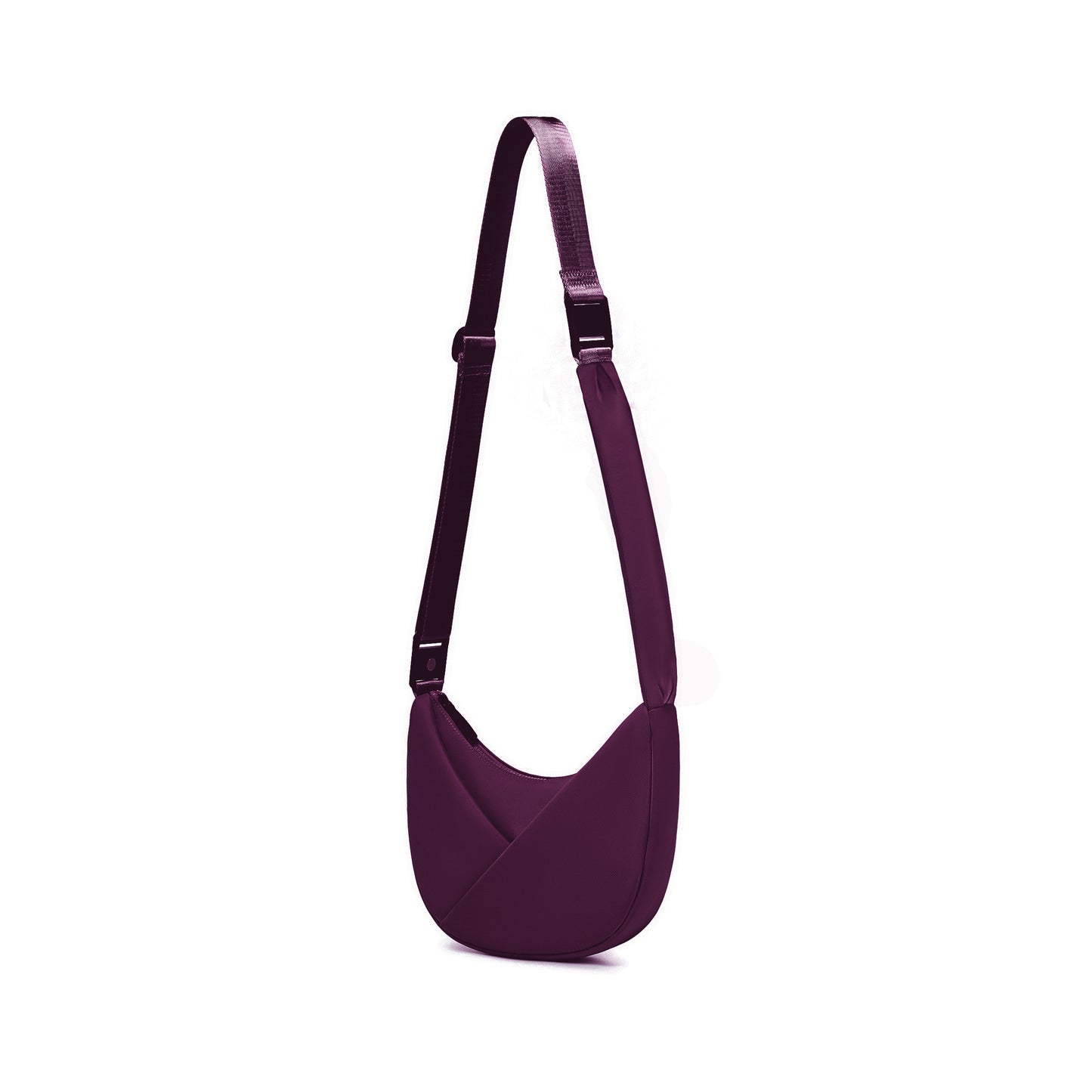 Wine shoulder bag on a white background