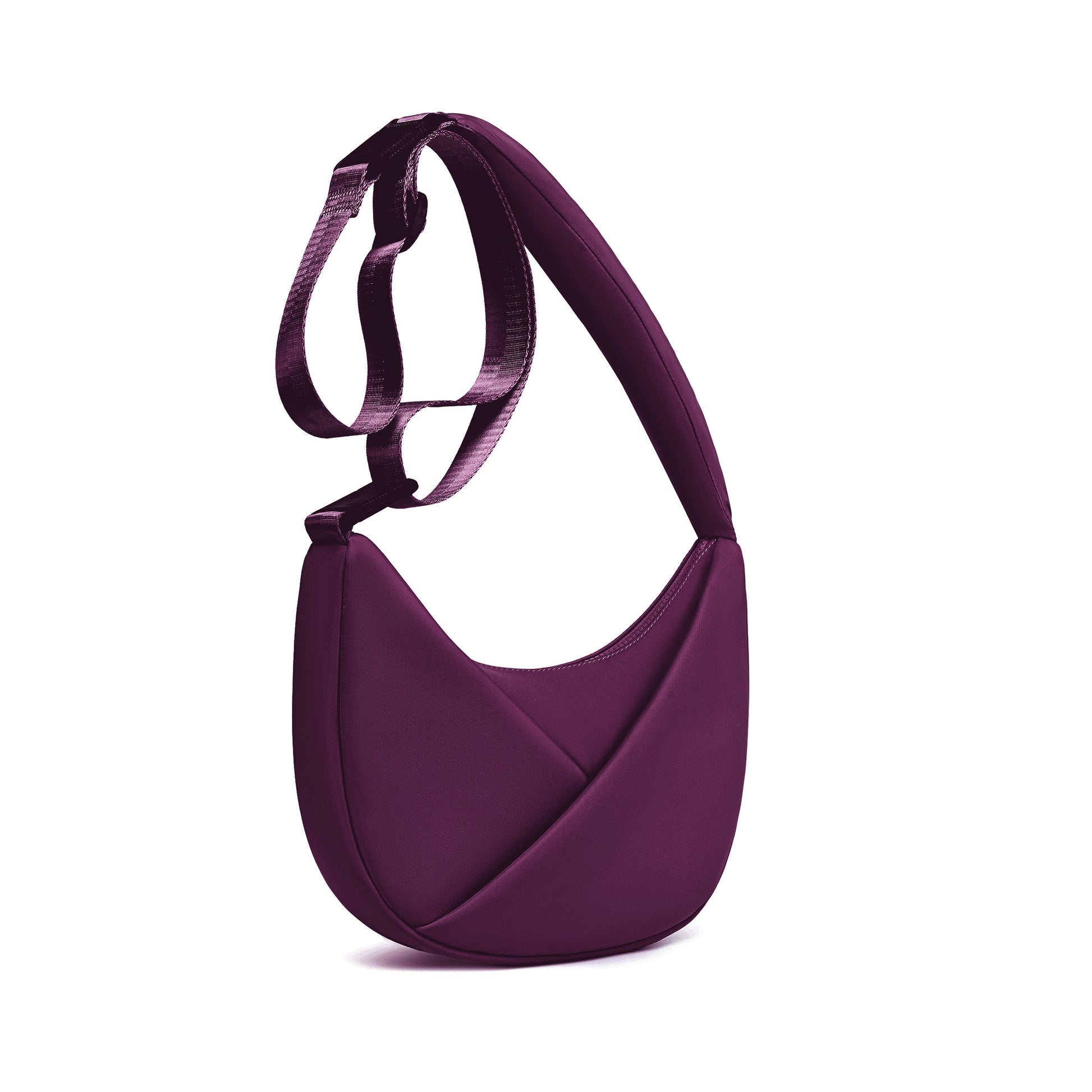 Wine shoulder bag on a white background