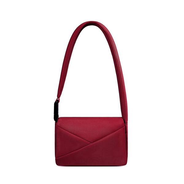 Crimson crossbody bag
