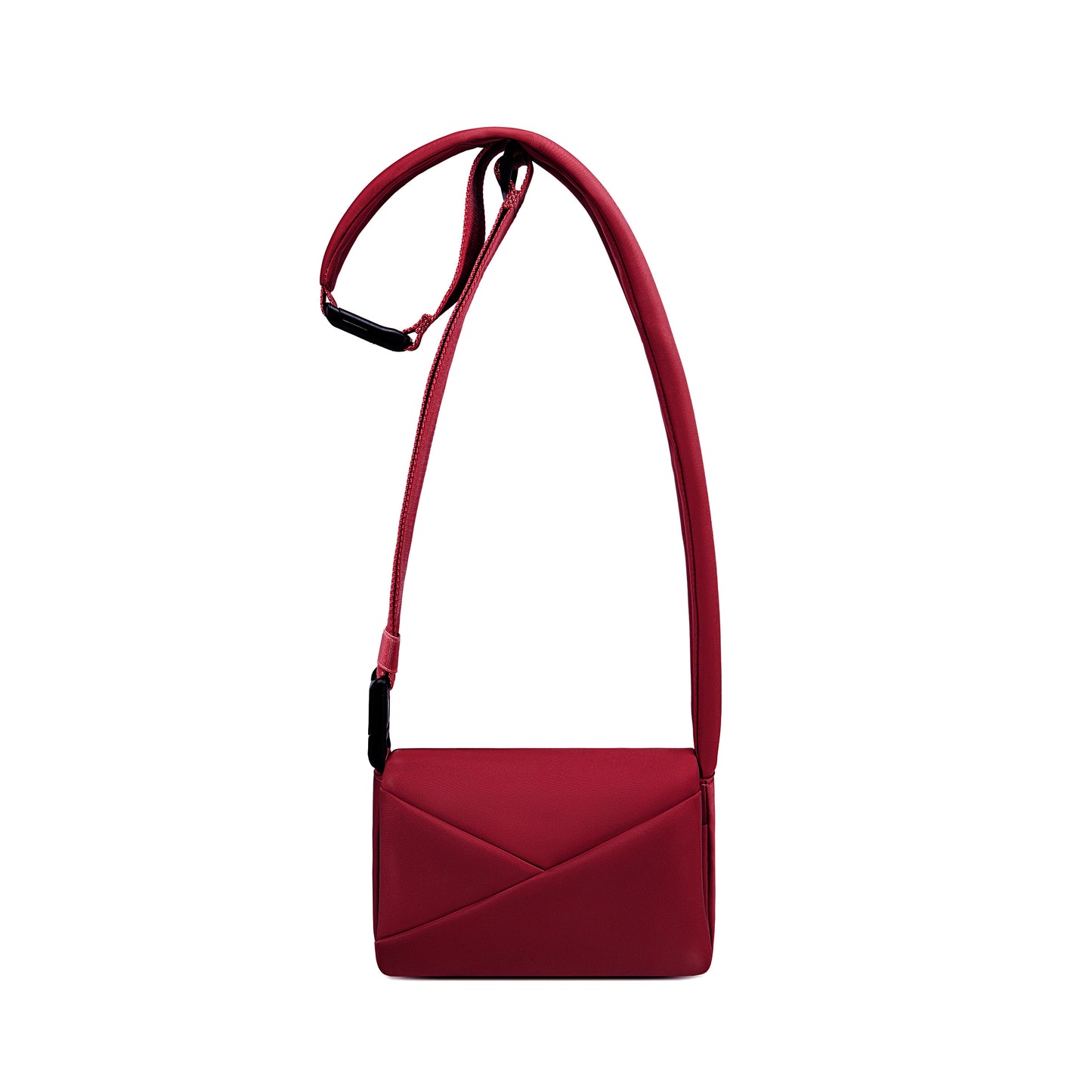 Crimson crossbody bag