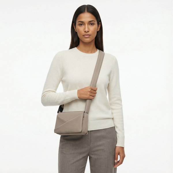 Champagne Taupe crossbody bag