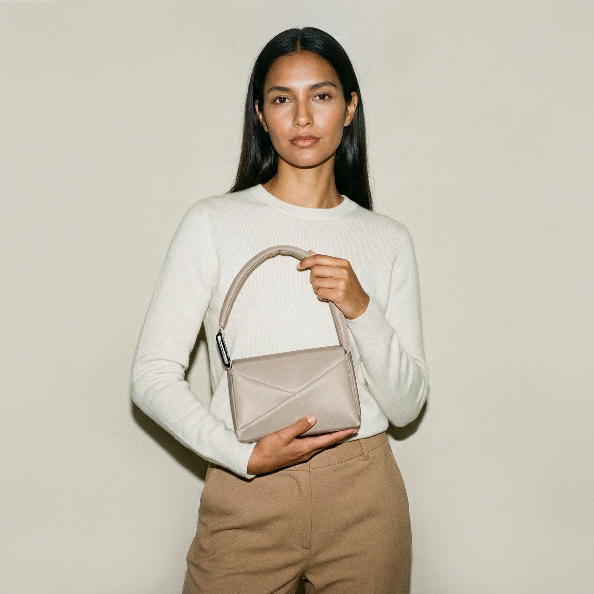 Champagne Taupe crossbody bag