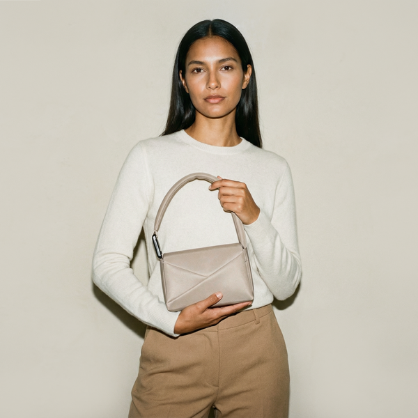 Champagne Taupe crossbody bag