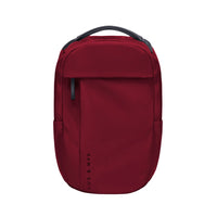 Lux & Nyx Purpose Backpack - 16" Laptop Backpack With Trolley Strap - Crimson Red - Backpack Front View