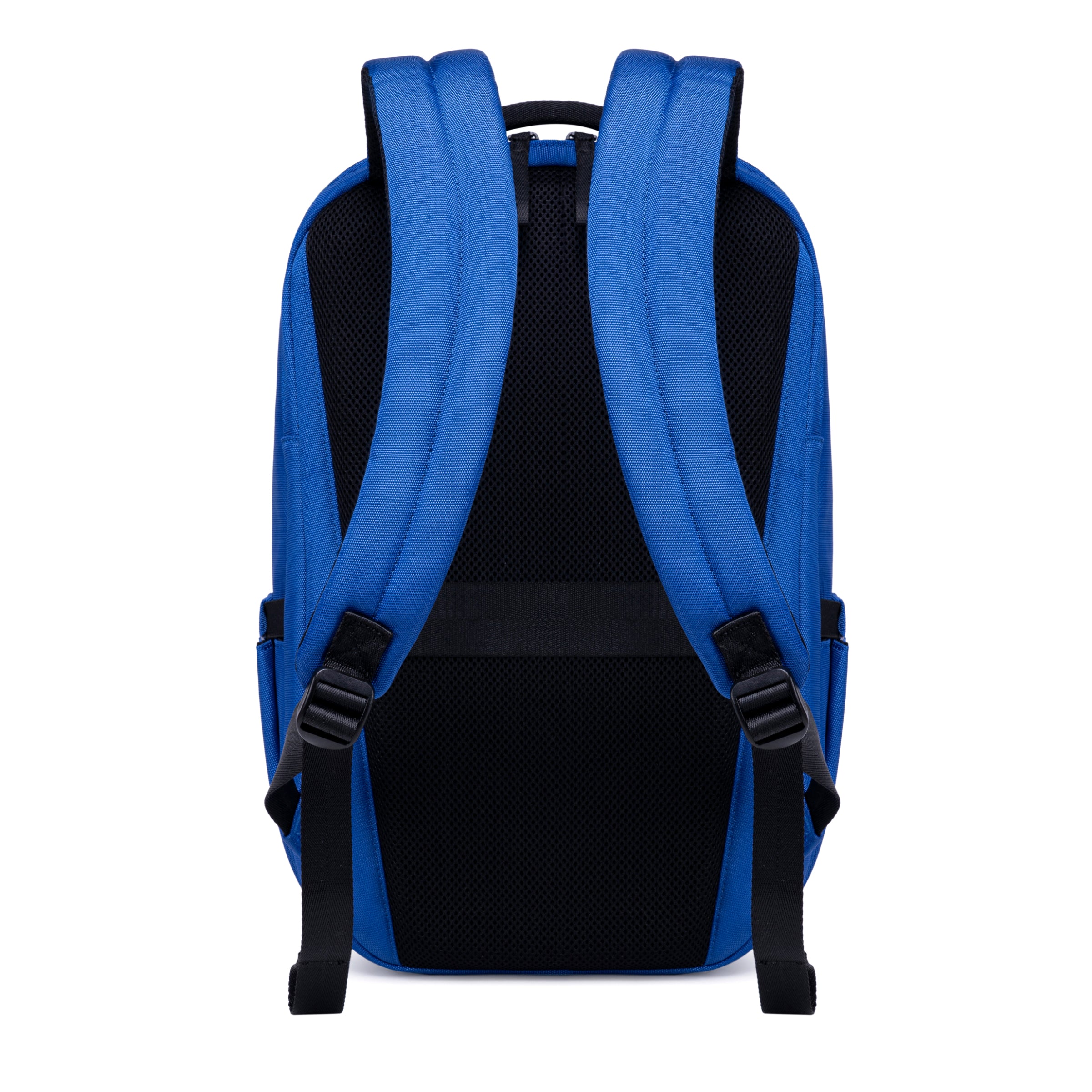 Lux & Nyx Purpose Backpack - 16" Laptop Backpack With Trolley Strap - Electric Blue - Backpack Back View
