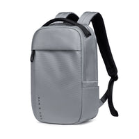 Lux & Nyx Purpose Backpack - 16" Laptop Backpack With Trolley Strap - Gray - Backpack Quarter View