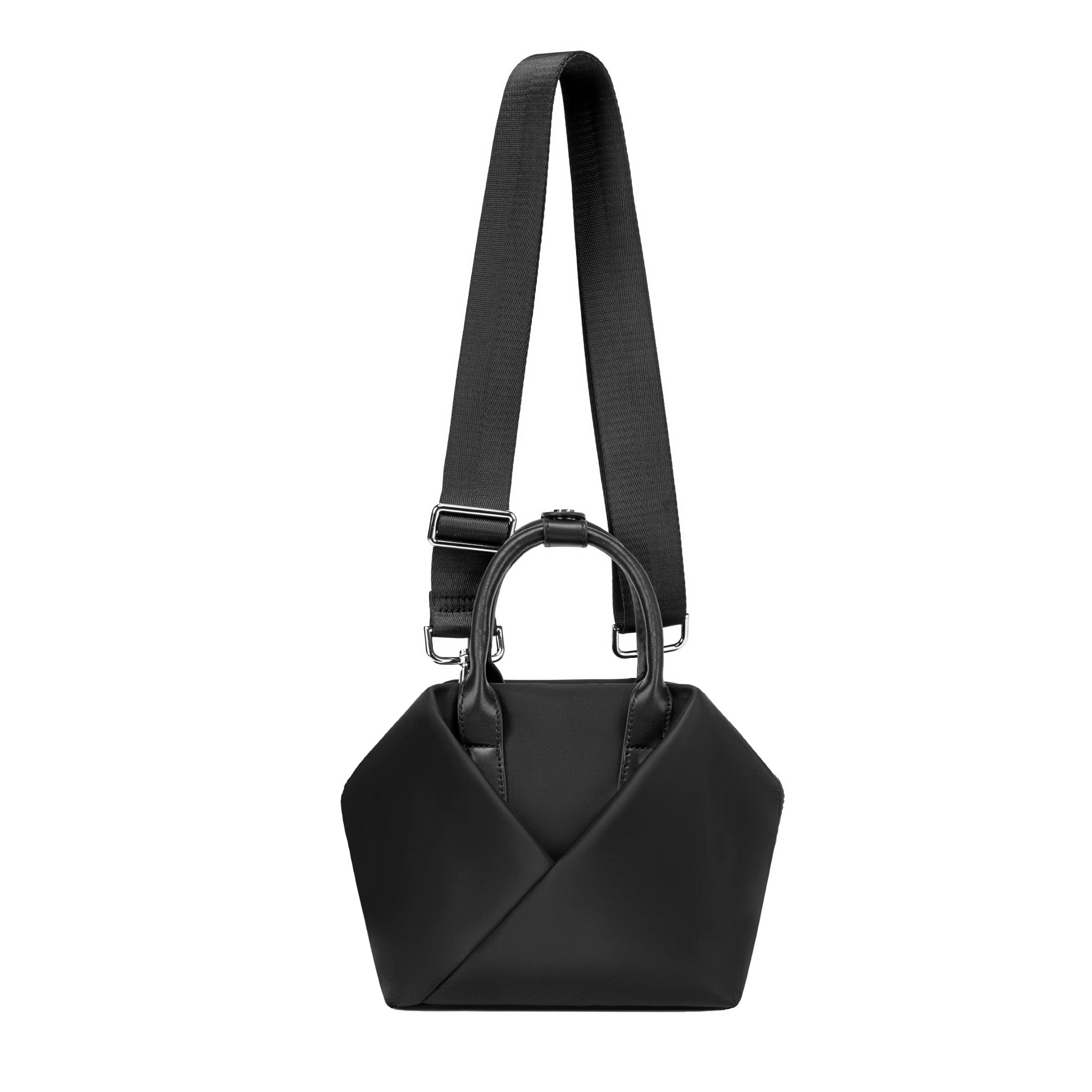 Lux & Nyx Small Origami Crossbody & Handbag Tote Ultra Matte - Black - Tote Crossbody Mode