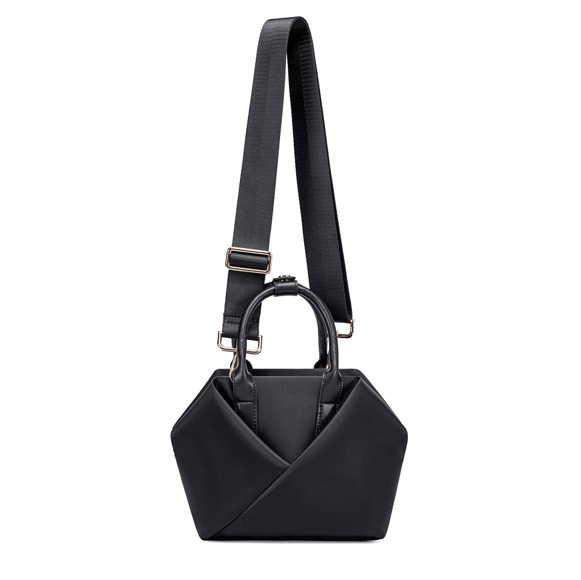 Lux & Nyx Small Origami Crossbody & Handbag Tote Ultra Matte - Black - Tote Crossbody Mode