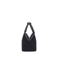 Lux & Nyx Small Origami Crossbody & Handbag Tote Ultra Matte - Black - Side View, Handbag Mode