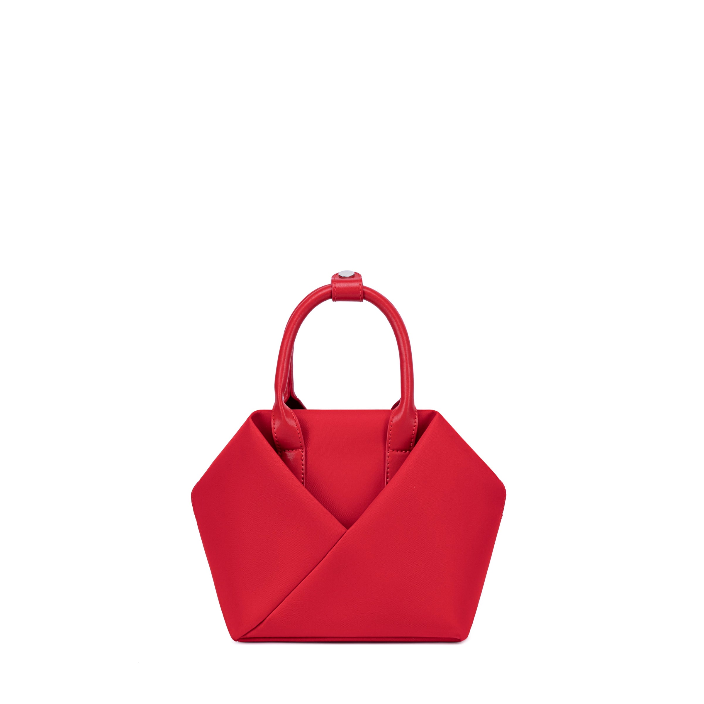 Lux & Nyx Small Origami Crossbody & Handbag Tote Ultra Matte - Cardinal Red - Tote Handbag Mode