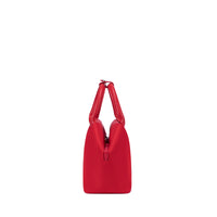 Lux & Nyx Small Origami Crossbody & Handbag Tote Ultra Matte - Cardinal Red - Side View, Handbag Mode