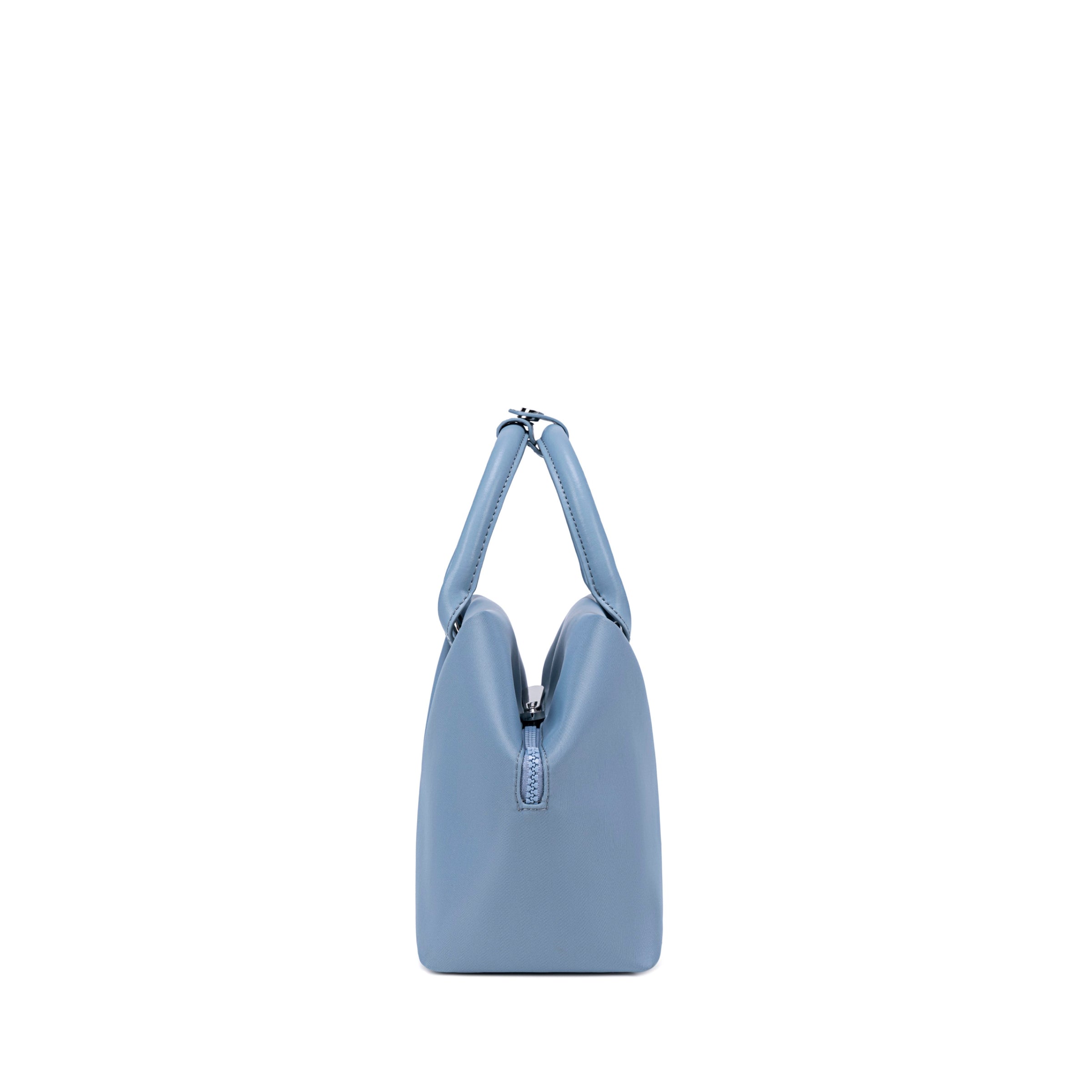 Lux & Nyx Small Origami Crossbody & Handbag Tote Ultra Matte - Cashmere Blue - Side View, Handbag Mode