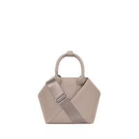 Lux & Nyx Small Origami Crossbody & Handbag Tote Ultra Matte - Champagne - Tote With Detachable Crossbody Strap, Handbag Mode